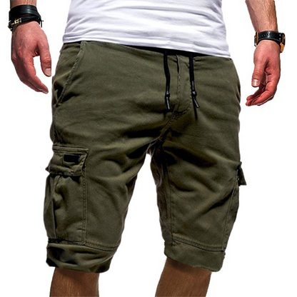 Herren Cargo Shorts Komfortbaumwolle Beige - Norvielle