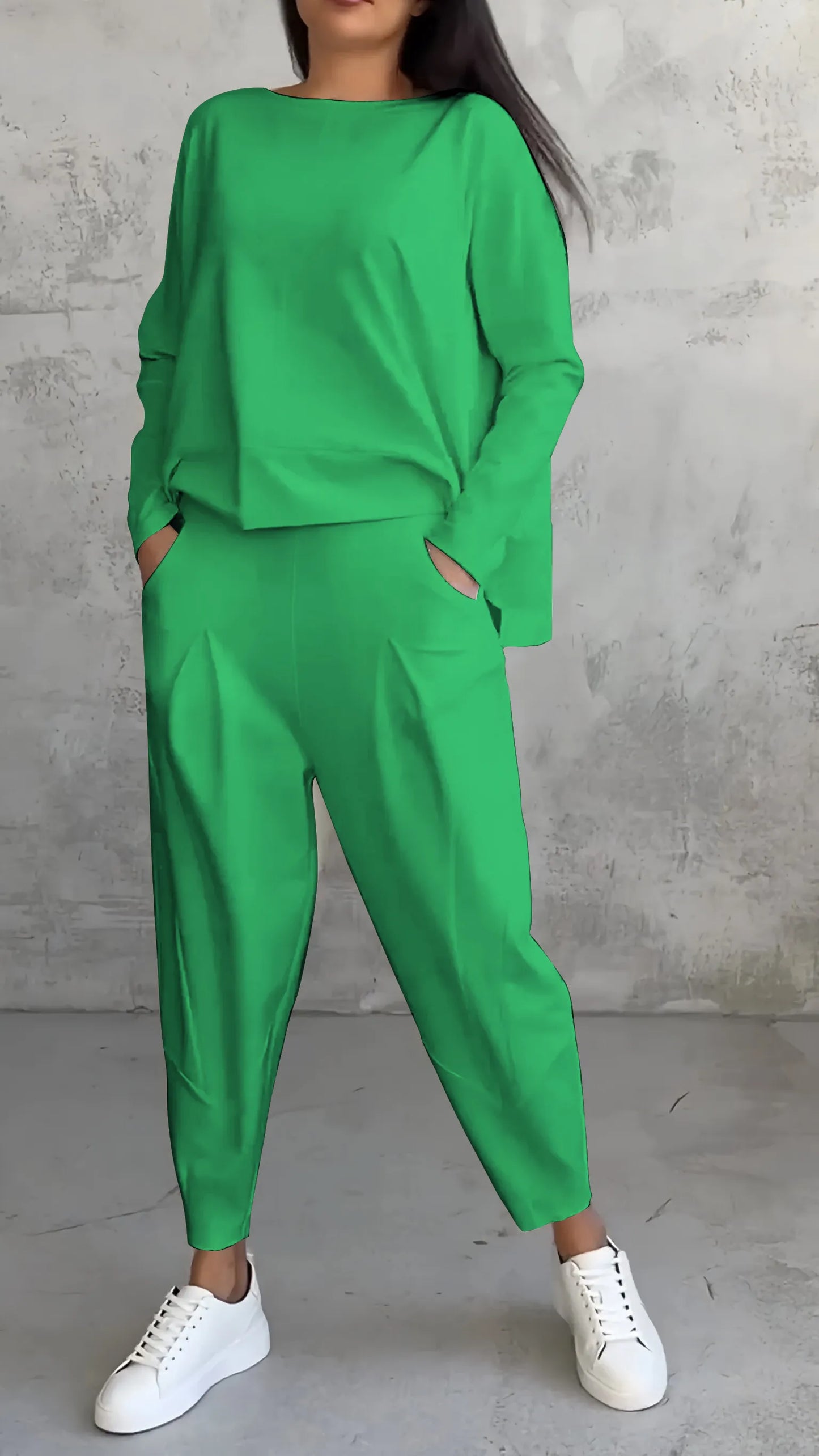 Damen Zweiteiliges Set Relaxed Fit Modell