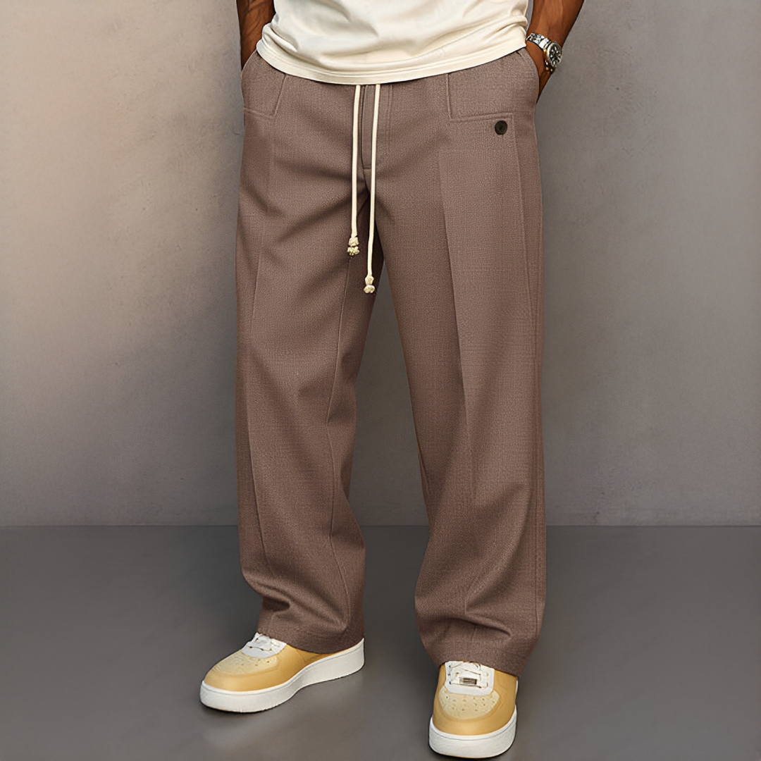Herrenhose mit Zugband Stilvolle Hose