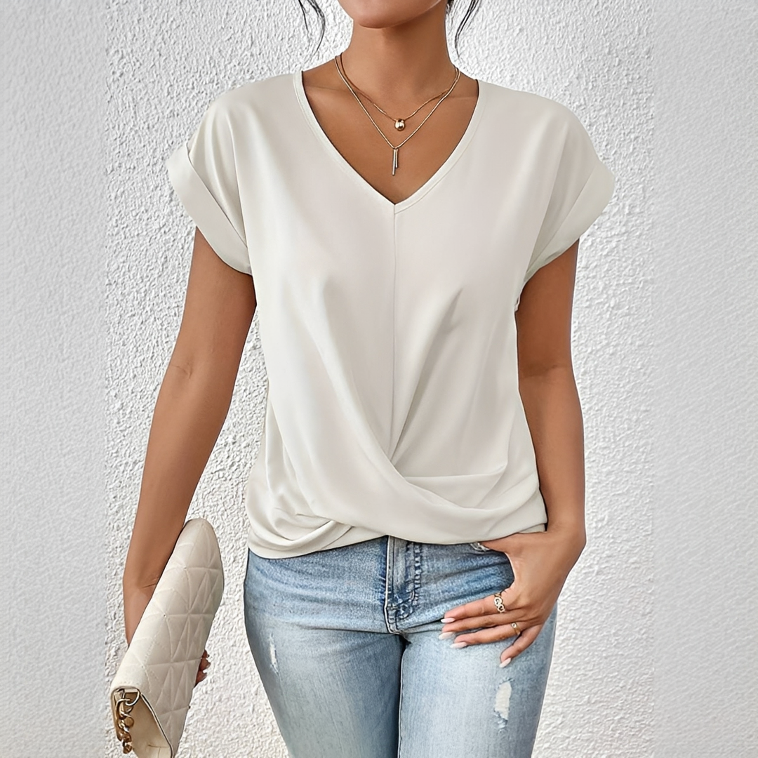 Paola Damen T-Shirt Kurzärmelig Elegantes Design - Norvielle