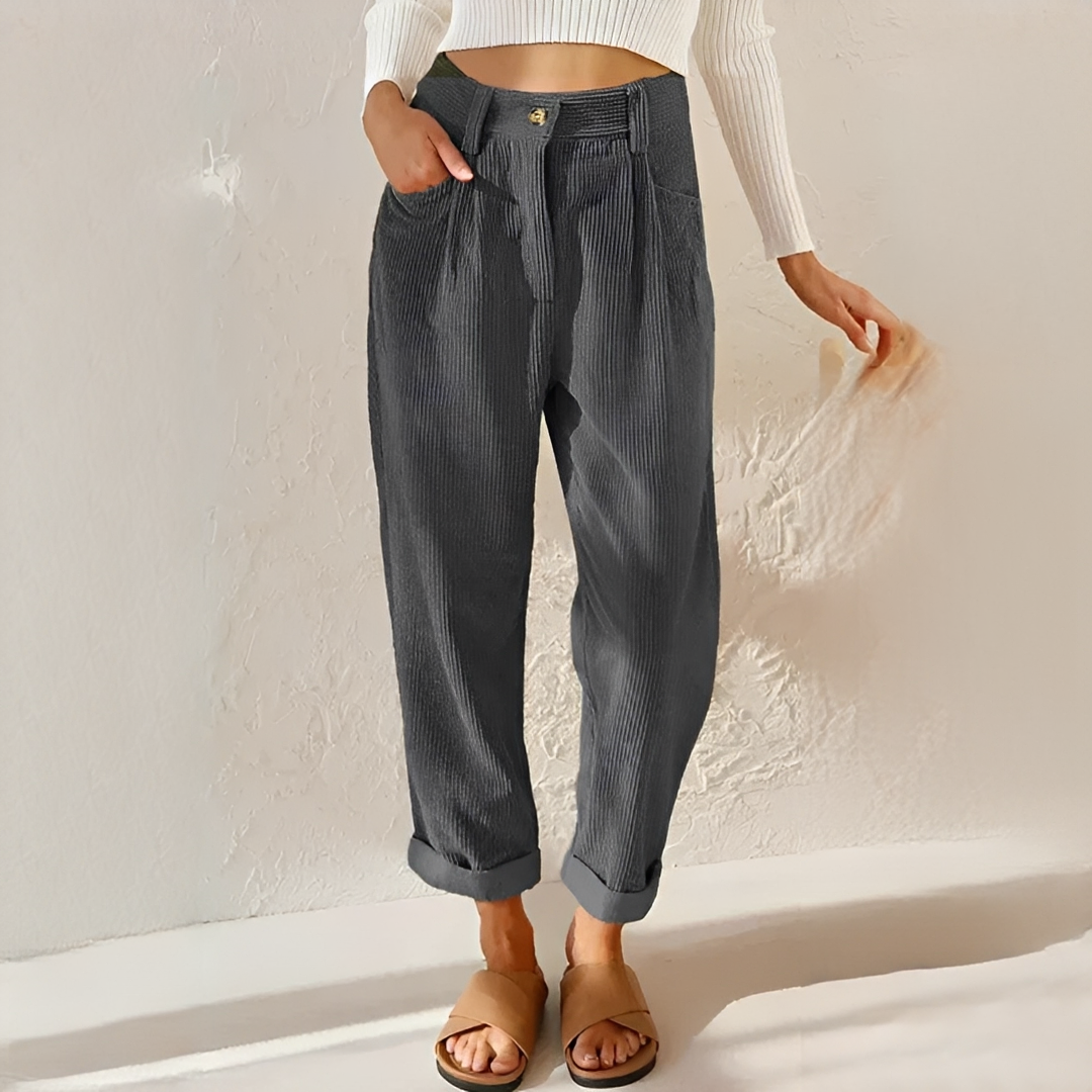 Damen Cordhose Trendig