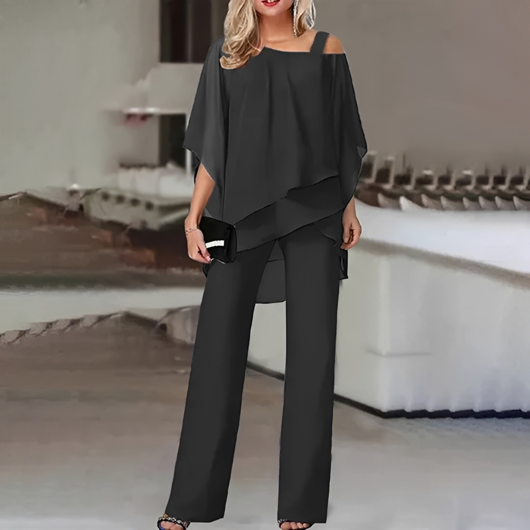 Damen Sommerkleid-Set Baumwolle Leicht Pastellfarben