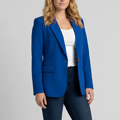 Damen Blazer Stoff Elegannt