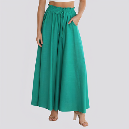 Damenhose Locker Sitzend Weites Bein