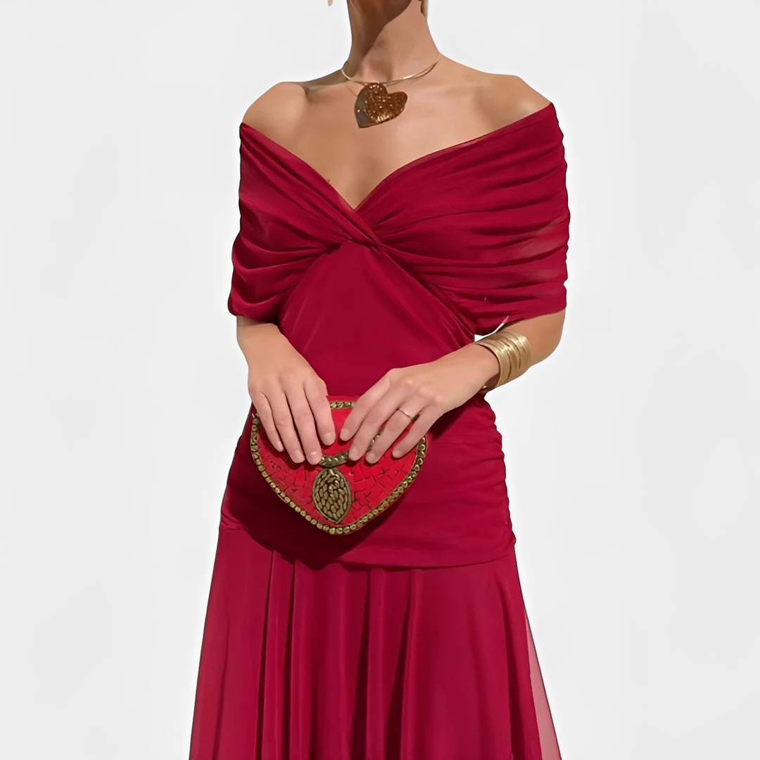 Elegantes Damen Blumenkleid aus Seide