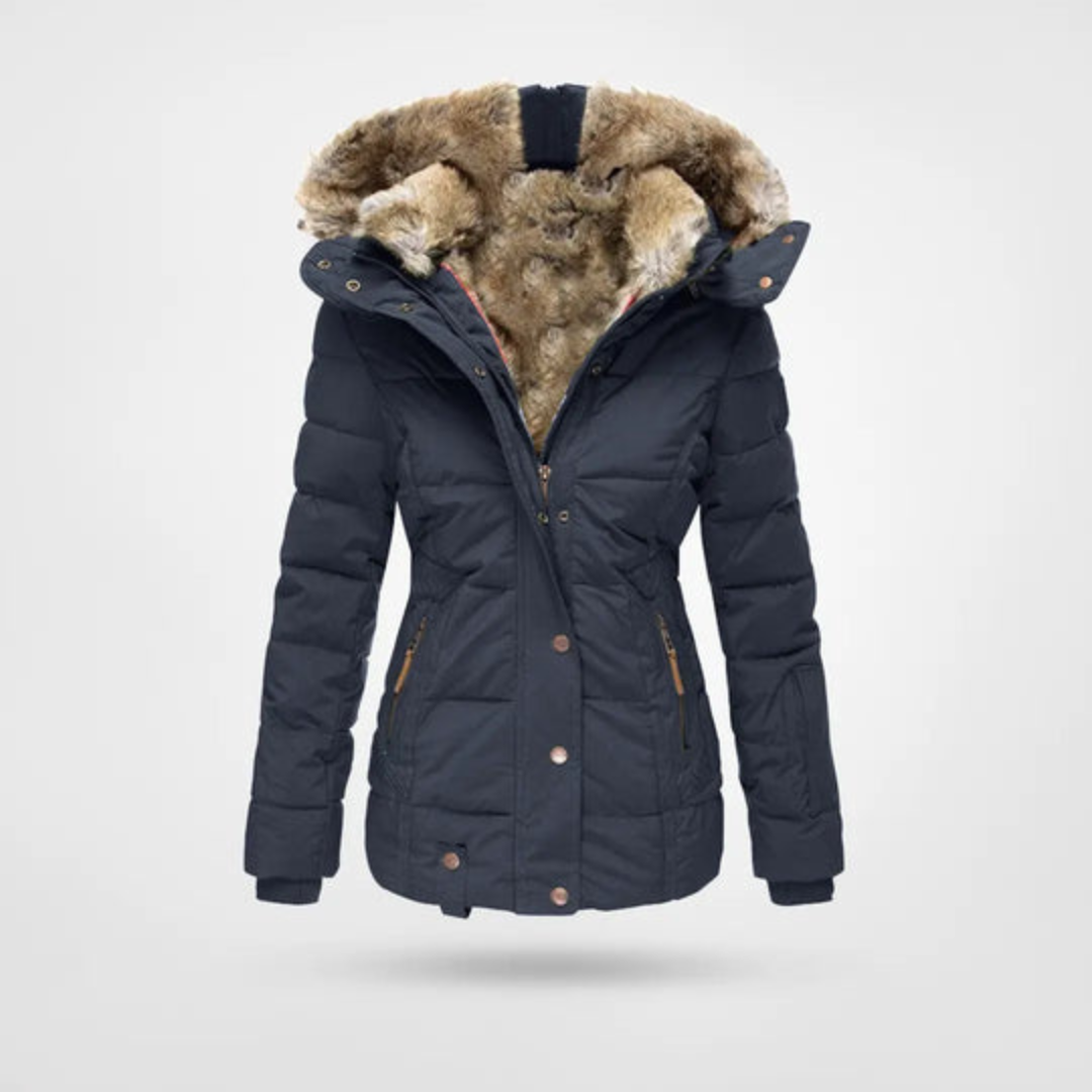 Damen Gepolsterte Winterjacke mit Kapuze Jasmin