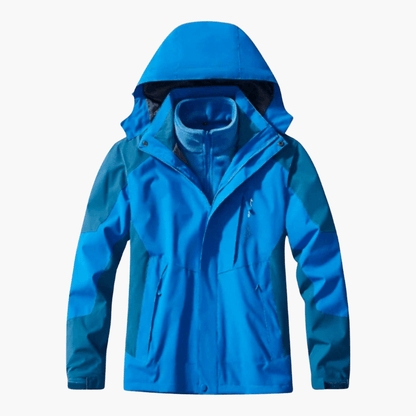 Herren Wanderjacke Lang Winter Daunen