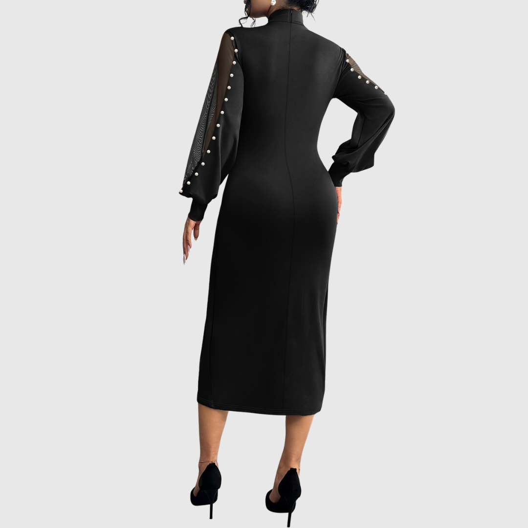 Elegantes Damenkleid Fließende Ärmel