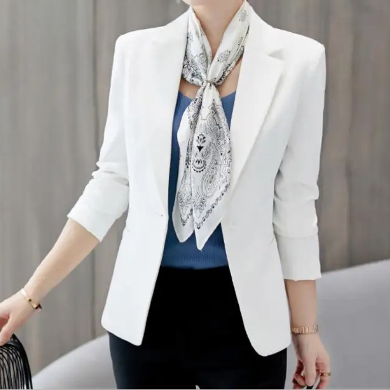 Damen Blazer Langärmlig Elegant