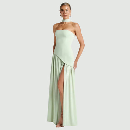 Damen Asymmetrisches Maxikleid für Hochzeitsgäste