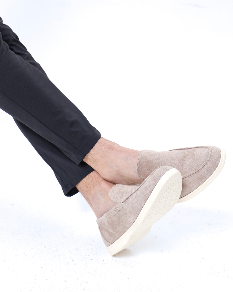 Herren Sommerloafers Wildleder