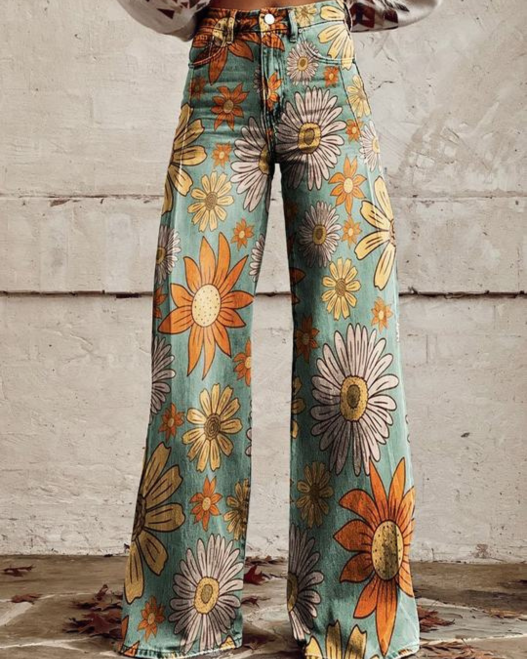 Damen Baggyhose Baumwolle Bequem