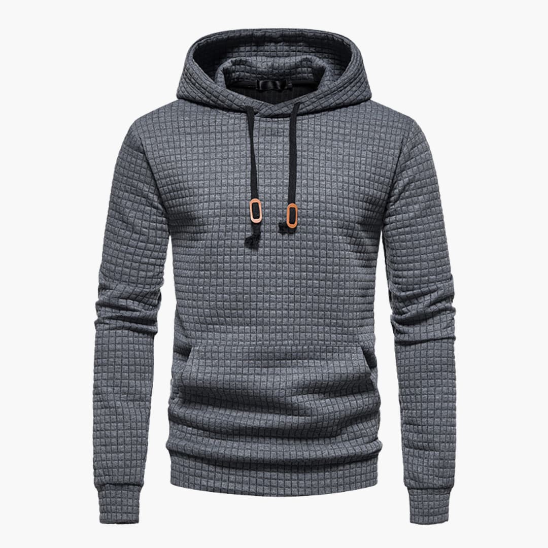 Bequemer Damen Hoodie Baumwolle Grau