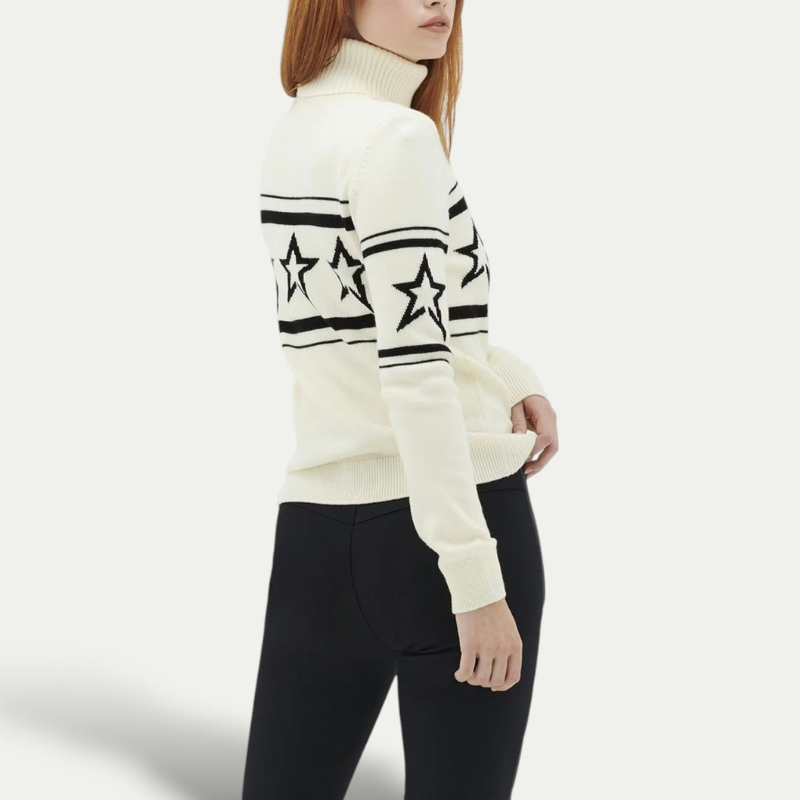 Norvielle Damen Rollkragenpullover Warm Winter