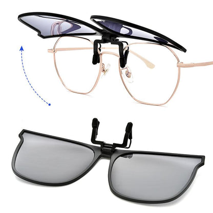 Polarisierte Clip-On Sonnenbrille Flip-Up
