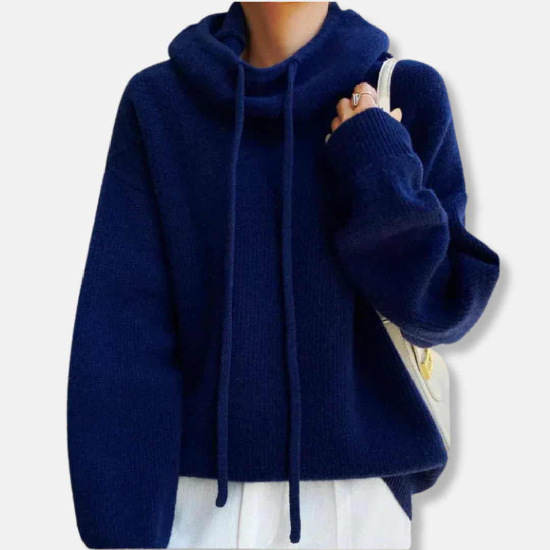 Norvielle Herren Sweatshirt Übergröße Weiches Strickmaterial Kapuze
