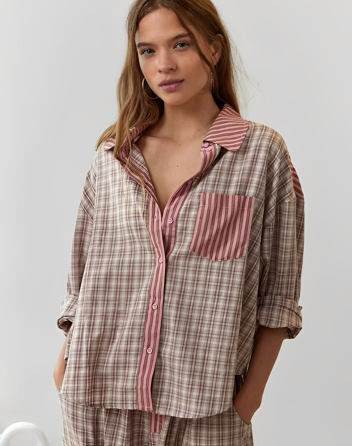 Damen Pyjama-Set Lässig Locker Sitzend - Norvielle