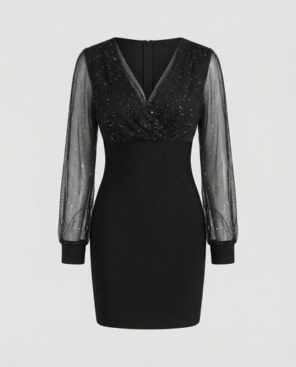 Elegantes Damen Partykleid Pailletten