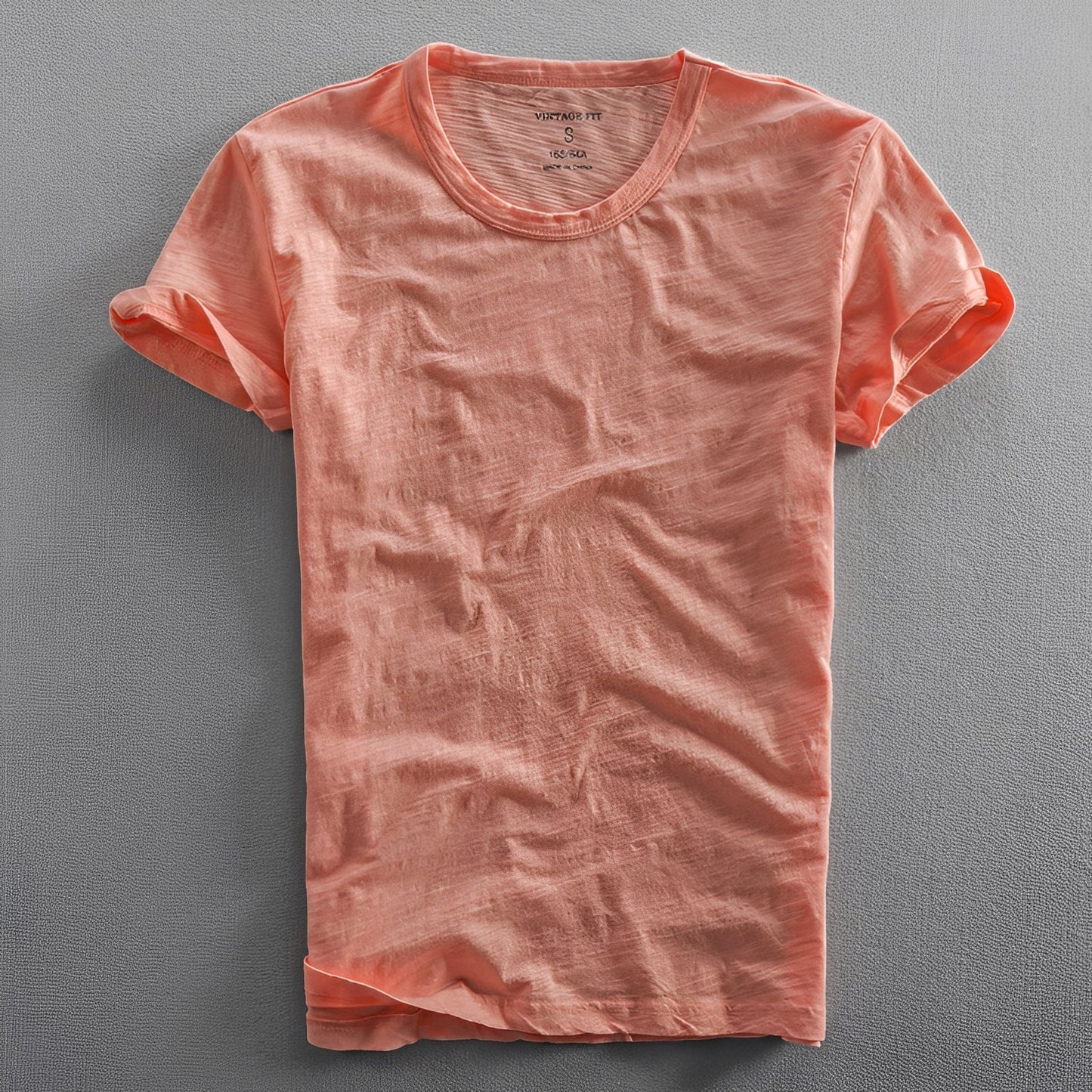Herren Klassisches T-Shirt aus Baumwolle Weiß
