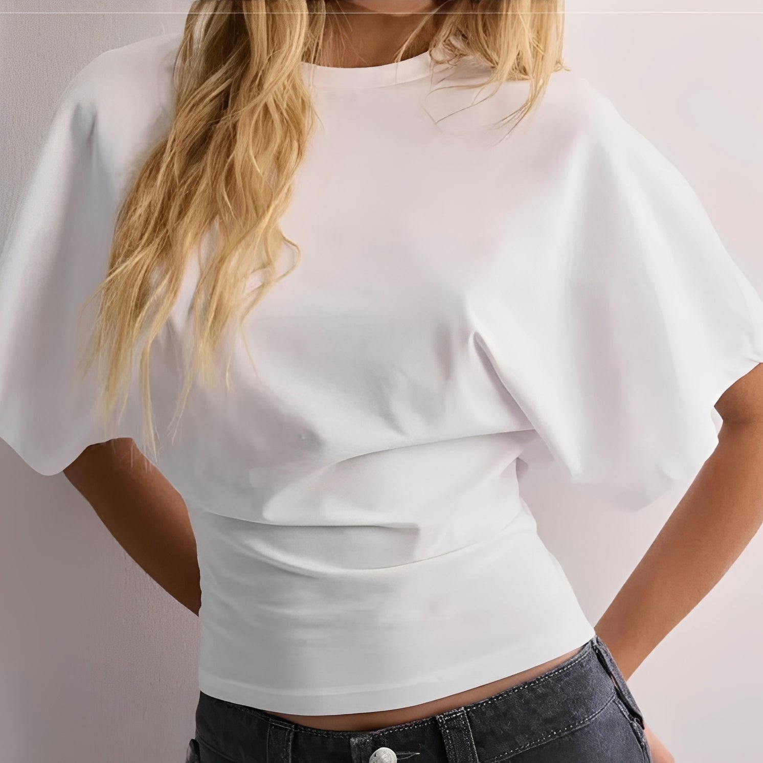 Mabel Damen Shirt Weite Ärmel - Norvielle