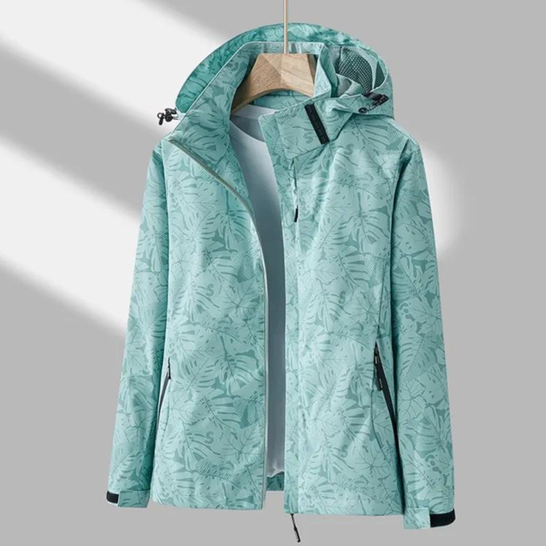 Norvielle Damen Outdoorjacke Winddicht Wasserabweisend