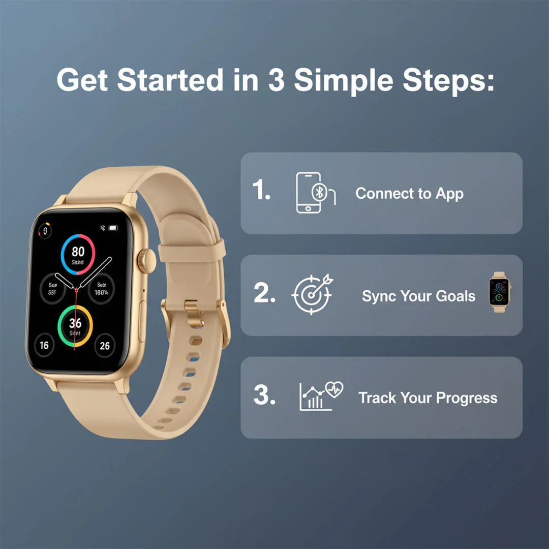 Damen Smartwatch Gesundheitsüberwachung Nachrichtenbenachrichtigung