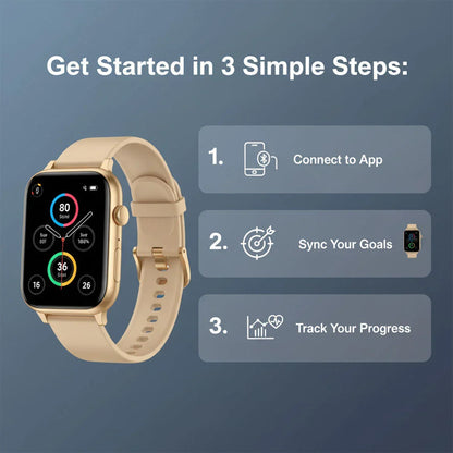 Damen Smartwatch Gesundheitsüberwachung Nachrichtenbenachrichtigung