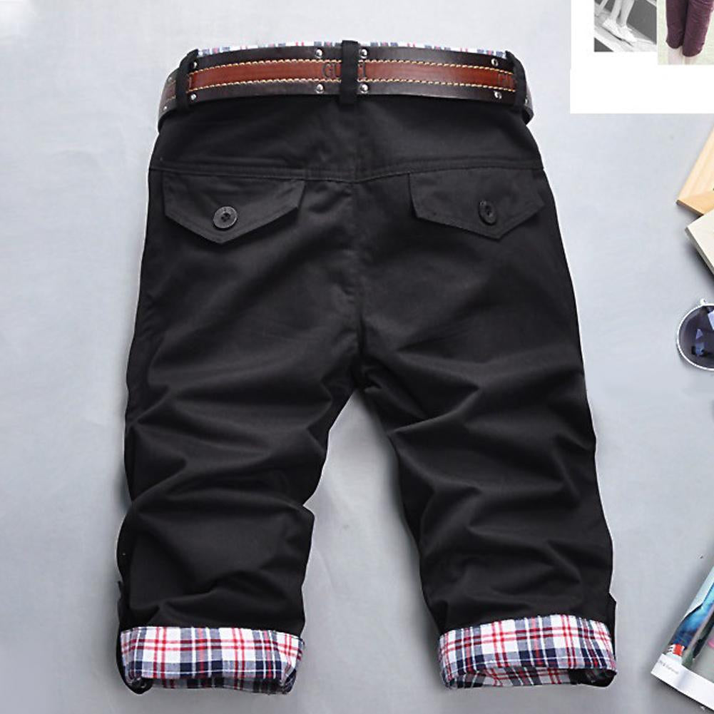Heidi Damen Shorts Gürtel Karomuster