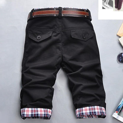 Heidi Damen Shorts Gürtel Karomuster