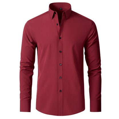 Benjamin Herren Business Hemd Slim Fit Langarm Stretch
