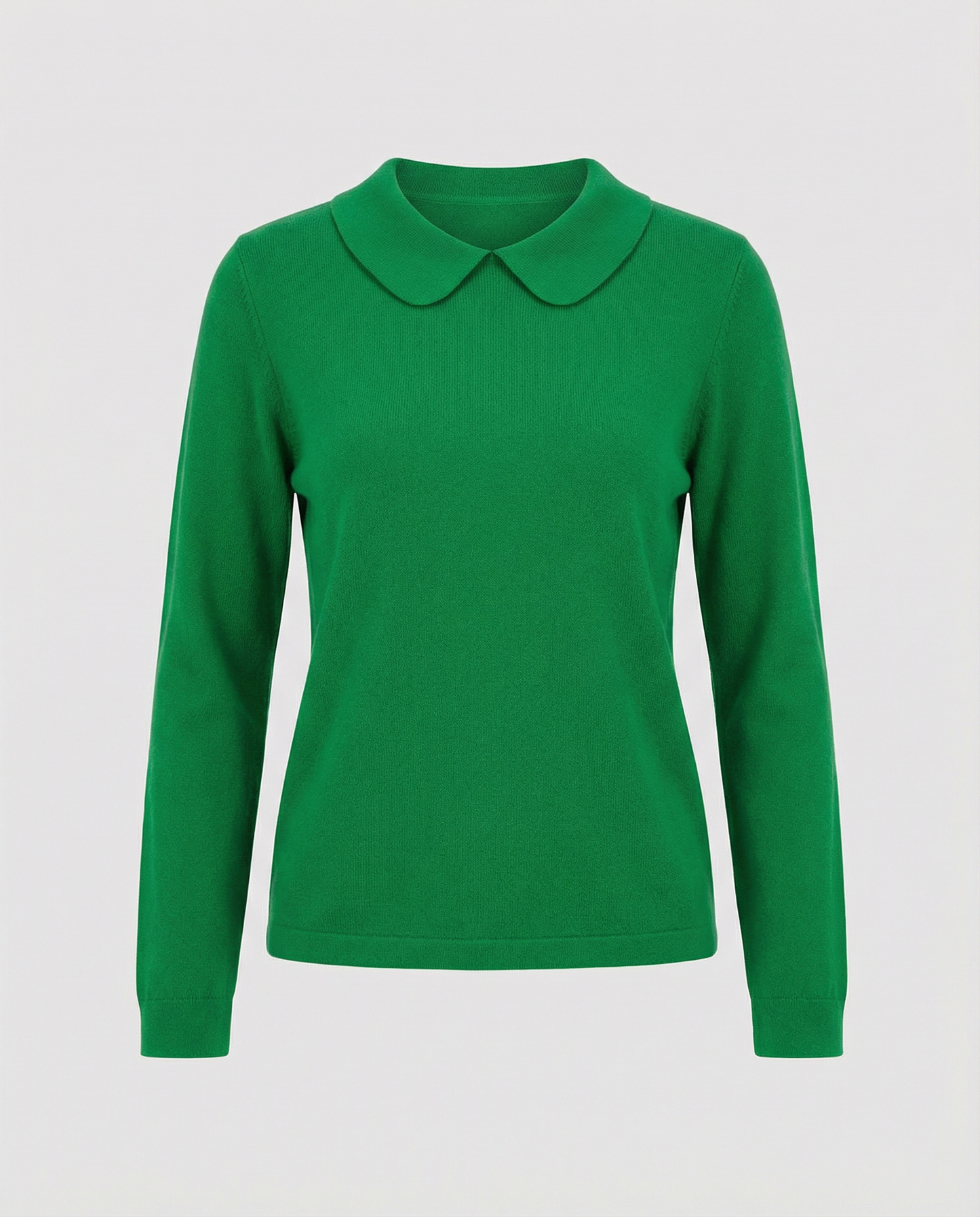 Damen Kragenstrick Pullover