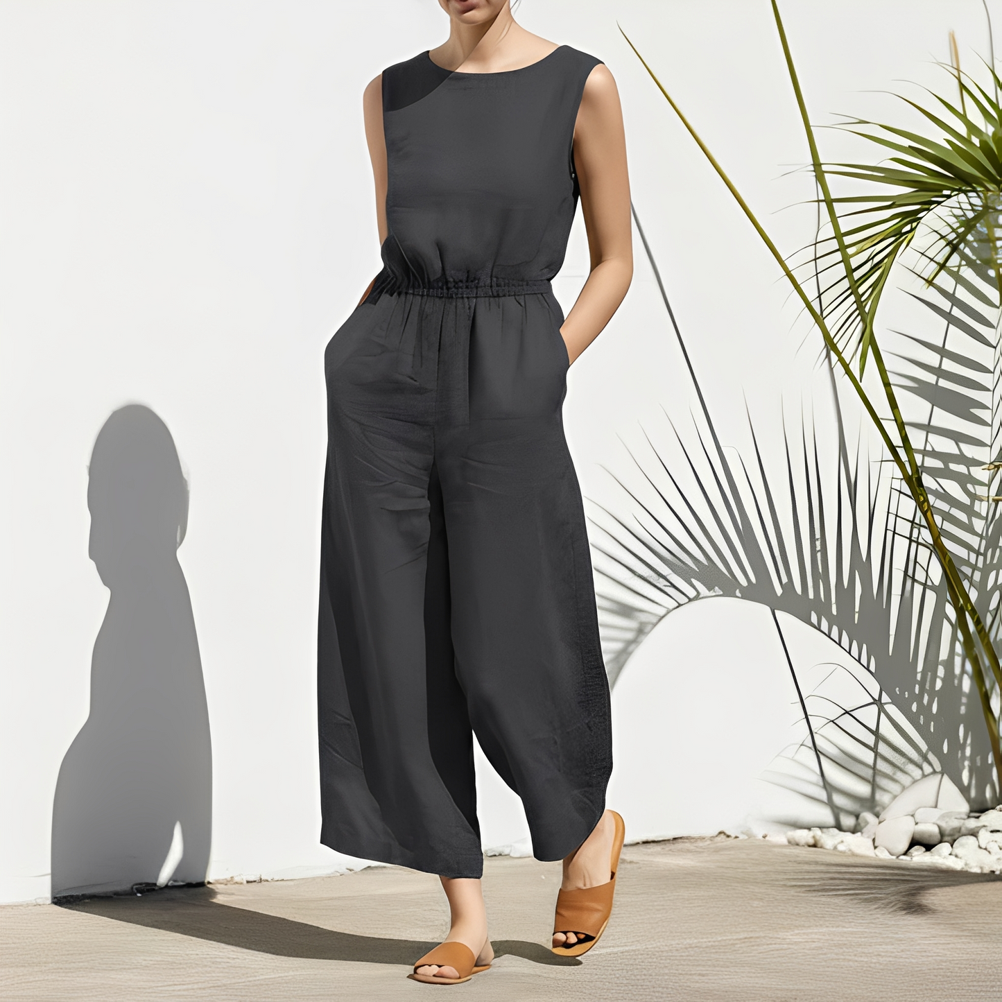 Damen Sommer-Overall Bequem Leicht
