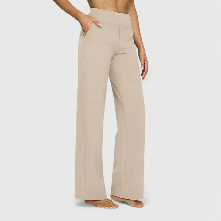 Damen Loungehose Weite Stretchbund Bequem
