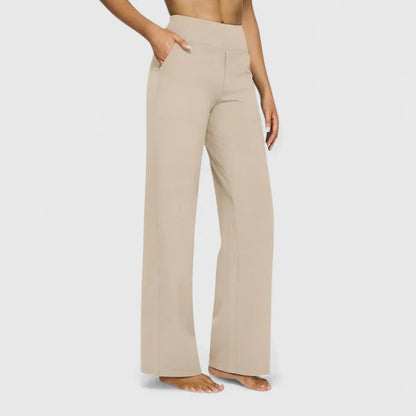 Damen Loungehose Weite Stretchbund Bequem