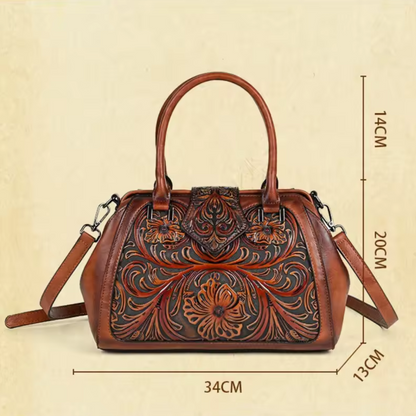 Elegante Damen Blumenhandtasche Florina