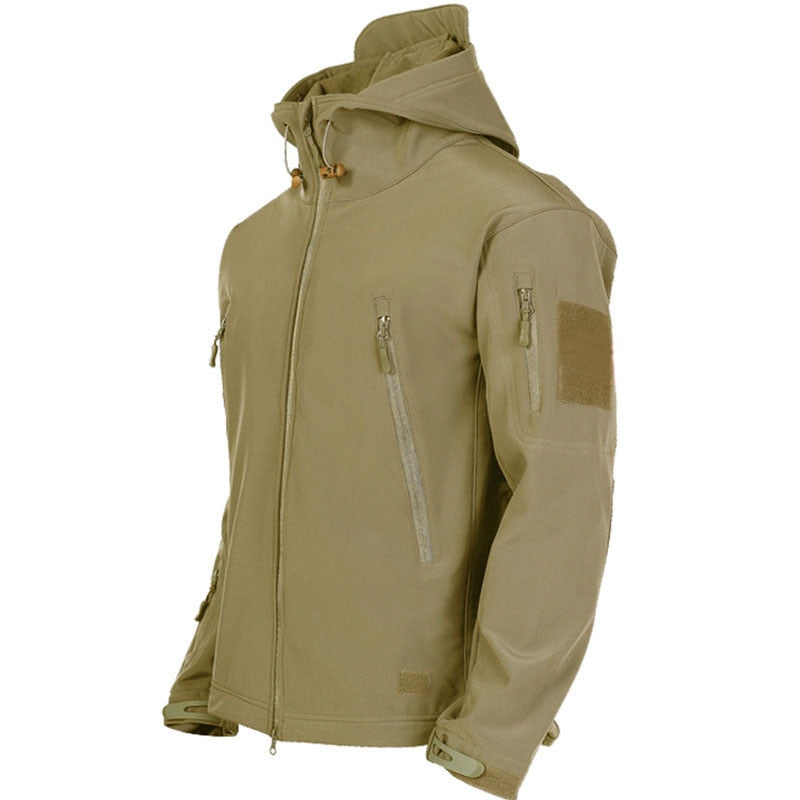 Herren Funktionsjacke Brayden Kapuze Multi-Taschen Wind- und