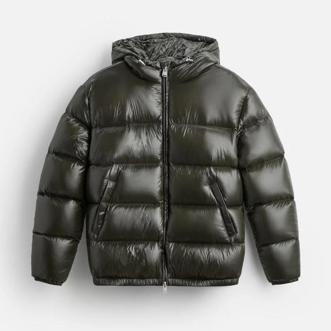 Herren Steppjacke Kurz Voluminöse Füllung