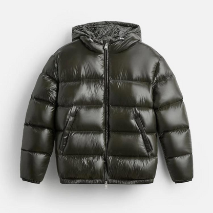 Herren Steppjacke Kurz Voluminöse Füllung