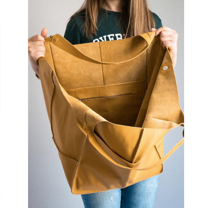 Damen Handtasche Groß Lederoptik