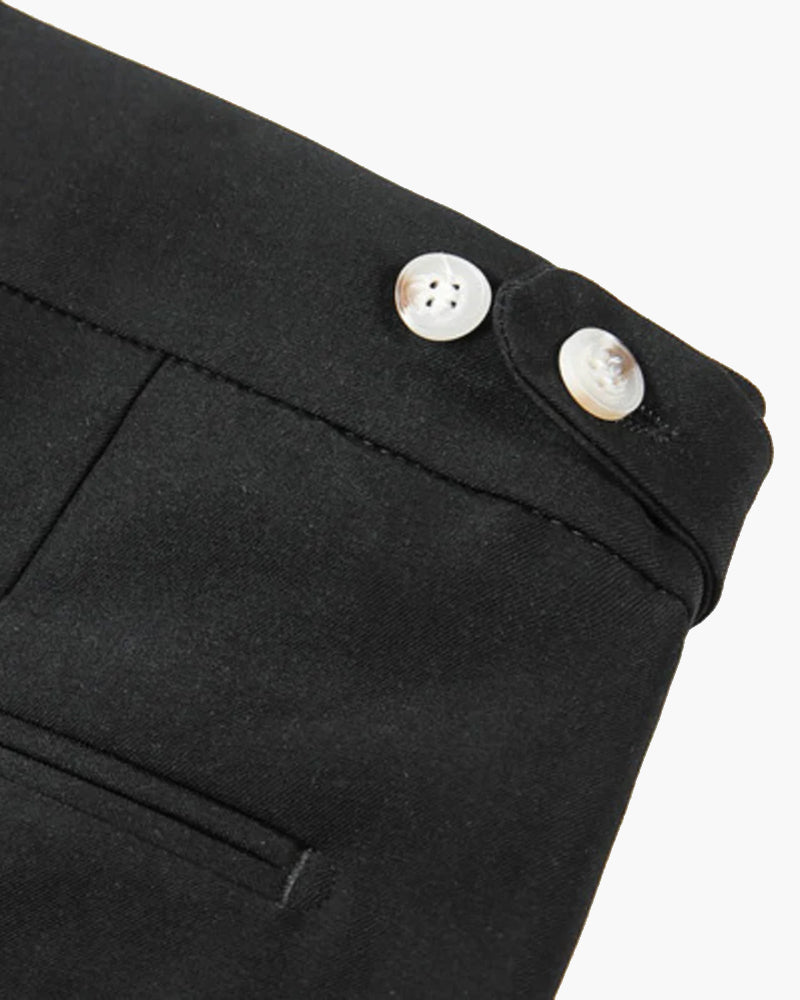 Parker Herren Plisseeshorts Verstellbare Seitenschnallen