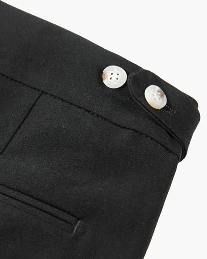 Parker Herren Plisseeshorts Verstellbare Seitenschnallen