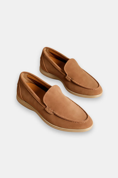 Beige Loafers Damen Stilvoll Leder