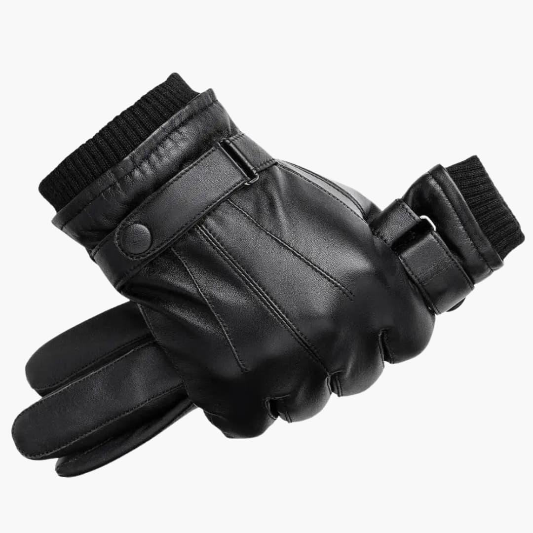 Herren Winterschuhe Handschuhe Warm Schwarz - Norvielle