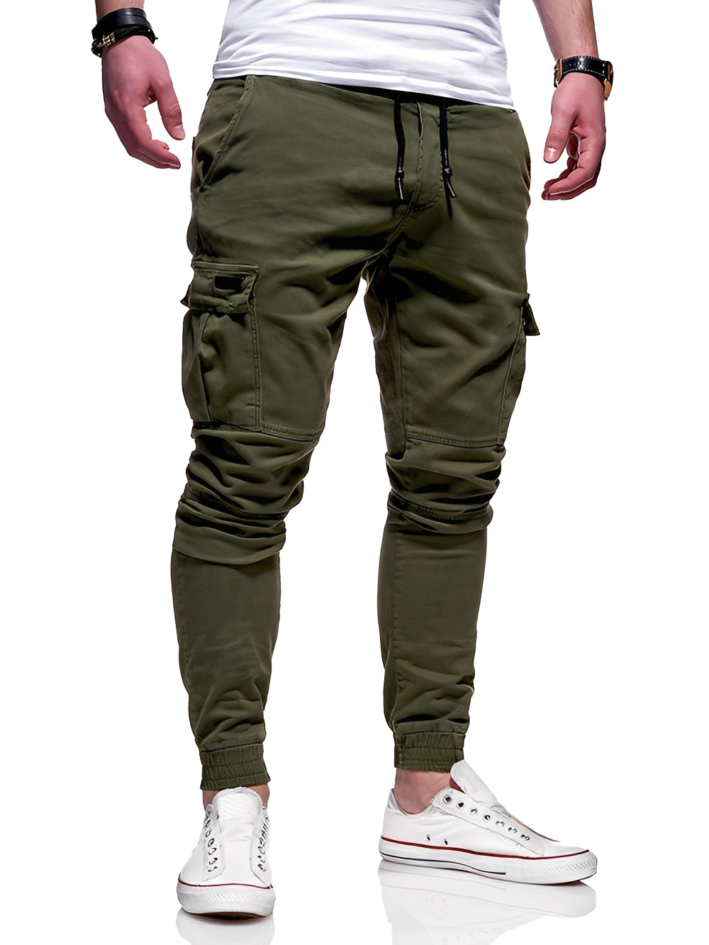 Herren Jogginghose Cargo Baumwolle