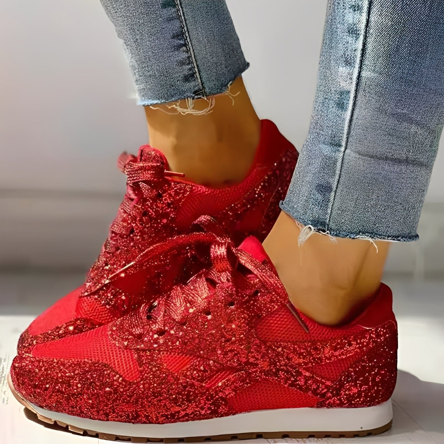Berley Damen Glitzerschuhe Glitter