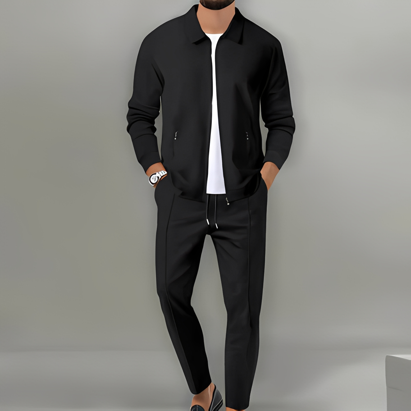Herren Anzug Entspannter Trend Stoff