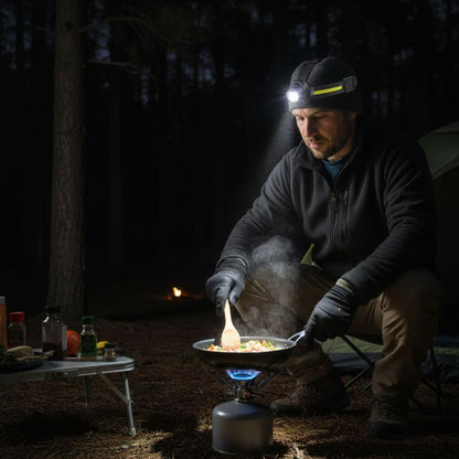 Stirnlampe 1000 Lumen mit rotem Lichtmodus