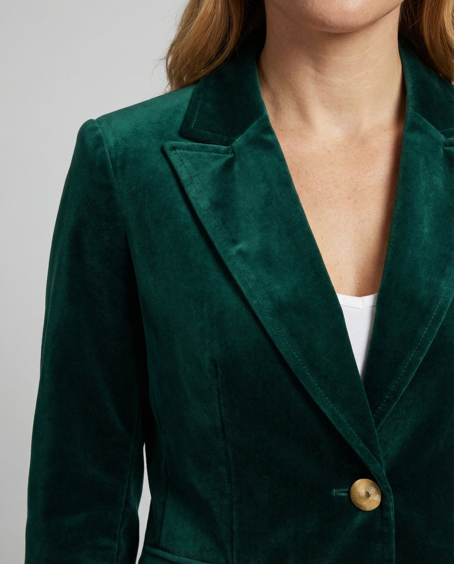 Damen Samt Blazer Elegant