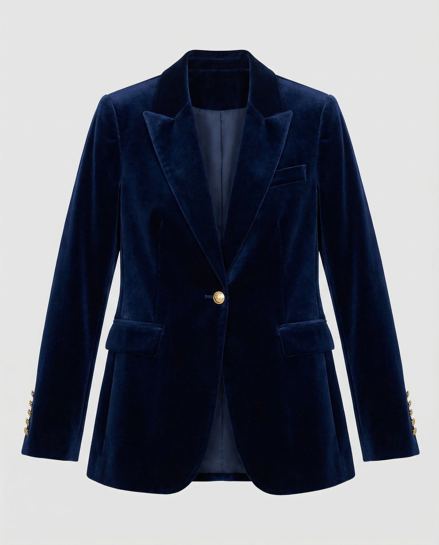 Damen Samt Blazer Elegant