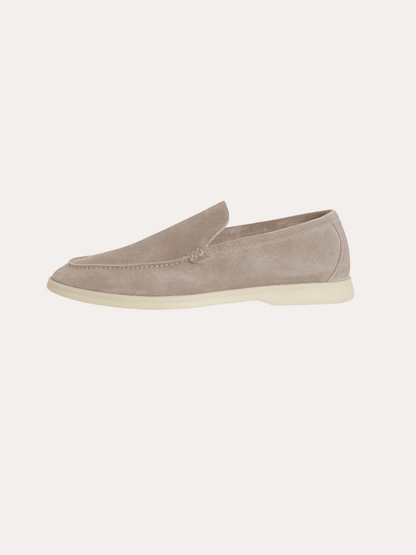 Herren Loafer Echtes Wildleder Beige